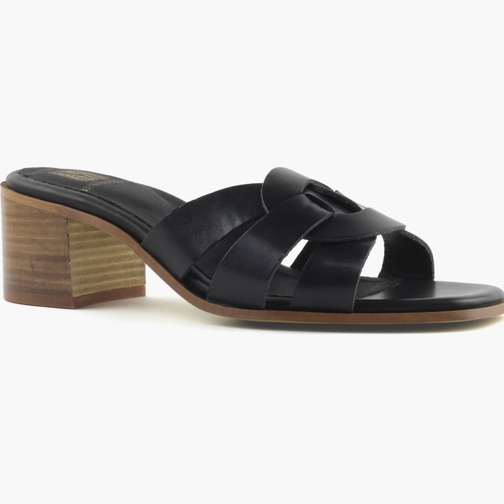 Bruno Magli Aria Block Heel Slide Sandal